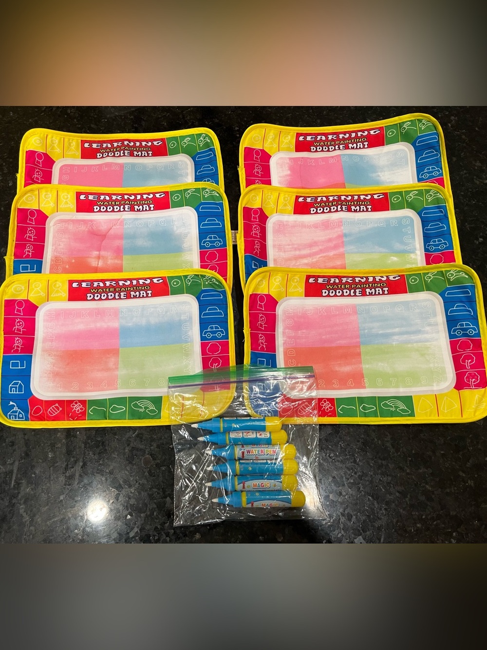 Learning Water Painting Doodle Mat Set